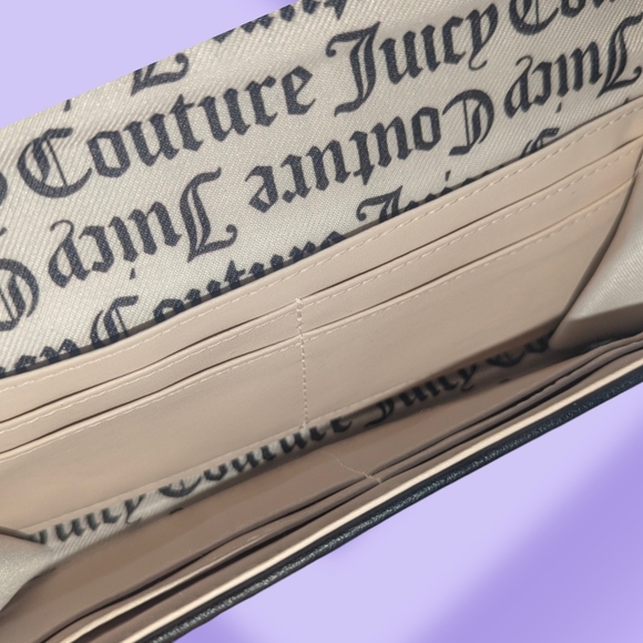 Juicy Couture Black Perforated Wallet - Picture 12 of 13